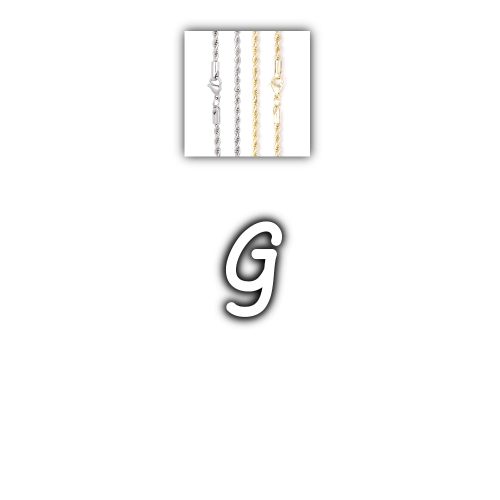 Script Custom Letter Necklace