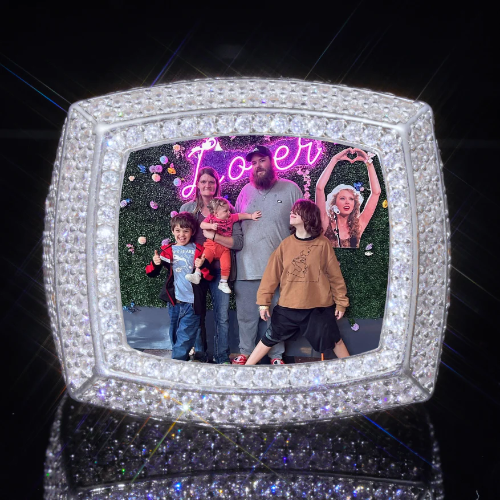 3D CUSTOM PICTURE ICED RING