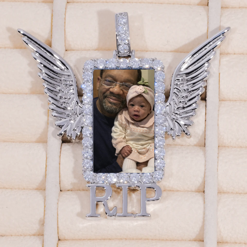 RIP WING 3D CUSTOM PICTURE PENDANT