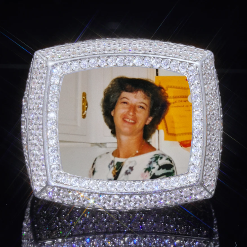 3D CUSTOM PICTURE ICED RING