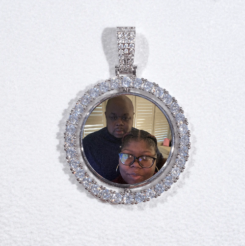 3D Spinning 2-Faced Custom Picture Pendant