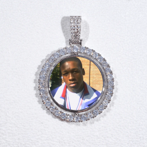3D Spinning 2-Faced Custom Picture Pendant