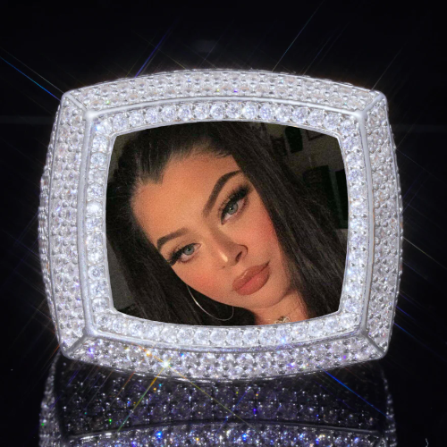 3D CUSTOM PICTURE ICED RING