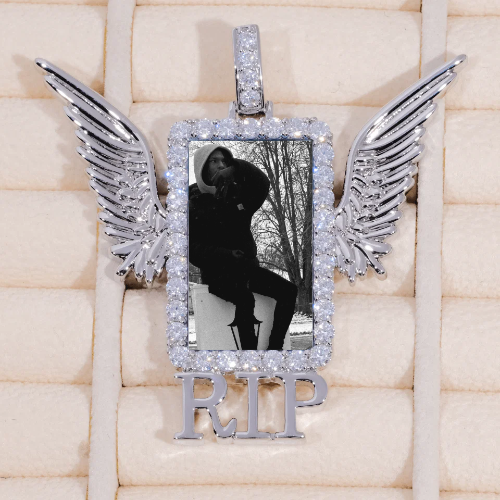 RIP WING 3D CUSTOM PICTURE PENDANT