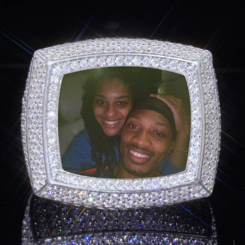 3D CUSTOM PICTURE ICED RING