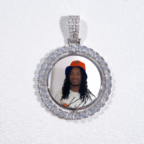 3D Spinning 2-Faced Custom Picture Pendant