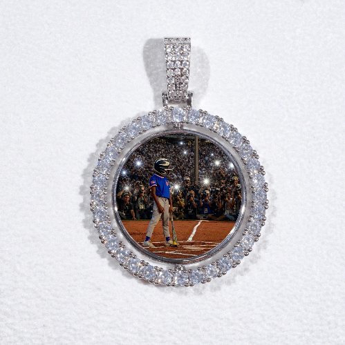 3D Spinning 2-Faced Custom Picture Pendant