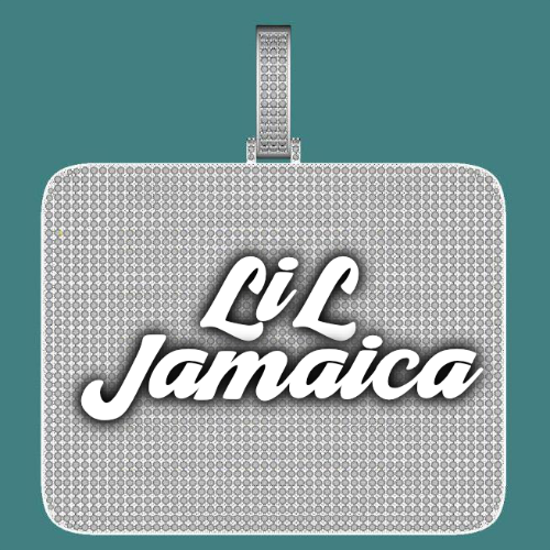 CUSTOM LETTER NECKLACE 3D BIG SQUARE