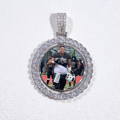3D Spinning 2-Faced Custom Picture Pendant
