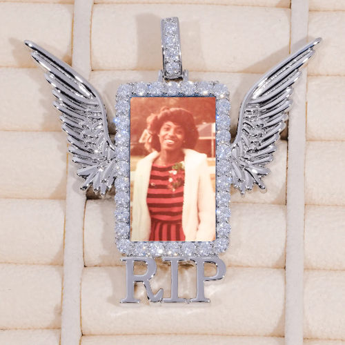 RIP WING 3D CUSTOM PICTURE PENDANT