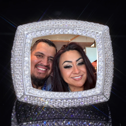 3D CUSTOM PICTURE ICED RING