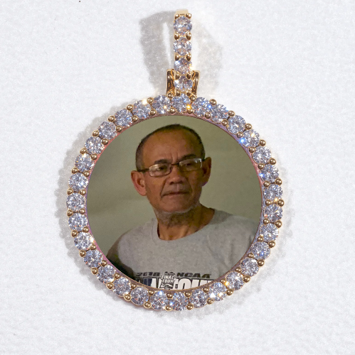 3D CIRCLE CUSTOM PICTURE PENDANT SMALL SIZE