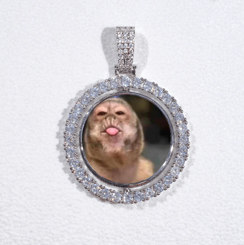 3D Spinning 2-Faced Custom Picture Pendant