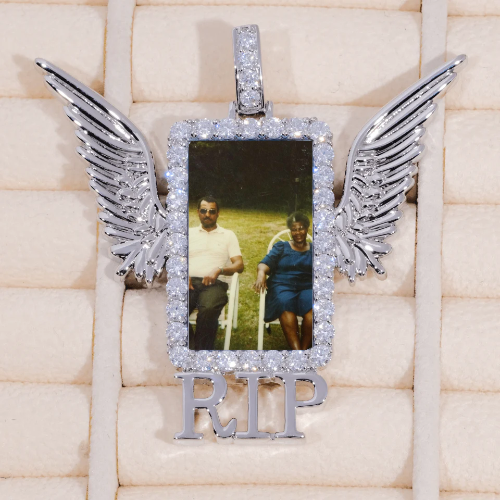 RIP WING 3D CUSTOM PICTURE PENDANT
