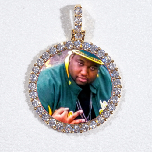3D CIRCLE CUSTOM PICTURE PENDANT SMALL SIZE