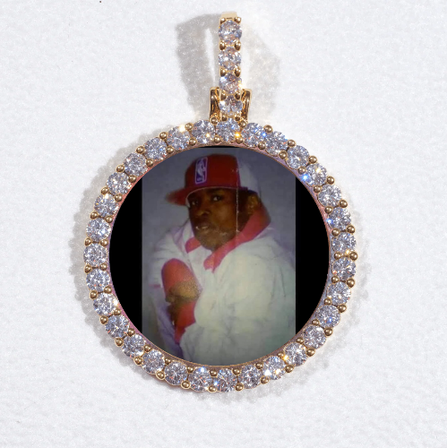 3D CIRCLE CUSTOM PICTURE PENDANT SMALL SIZE