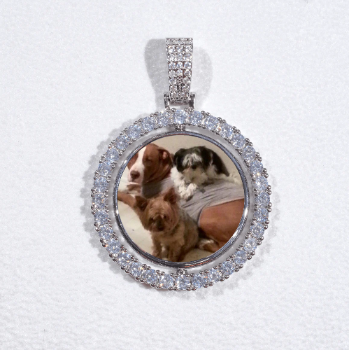 3D Spinning 2-Faced Custom Picture Pendant