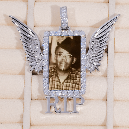 RIP WING 3D CUSTOM PICTURE PENDANT