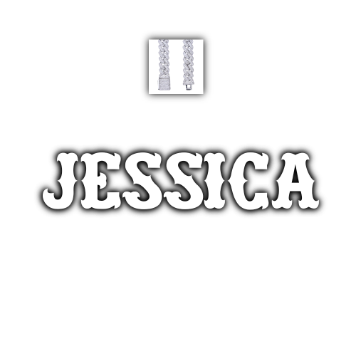 Custom Letters Freibeuter Font Necklace