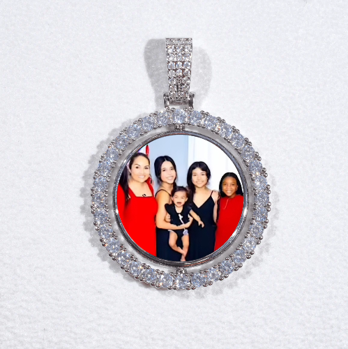 3D Spinning 2-Faced Custom Picture Pendant