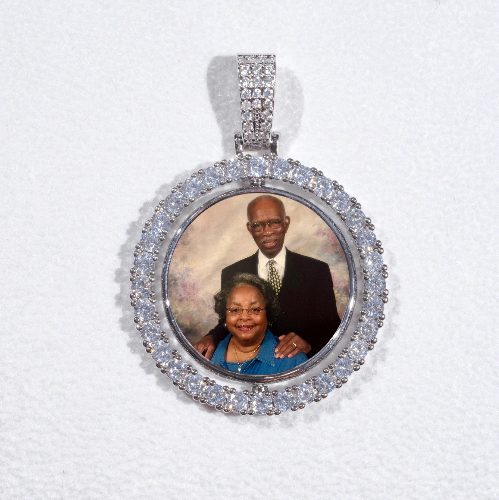 3D Spinning 2-Faced Custom Picture Pendant