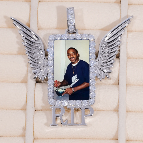 RIP WING 3D CUSTOM PICTURE PENDANT