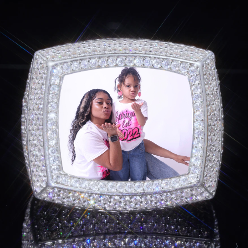 3D CUSTOM PICTURE ICED RING