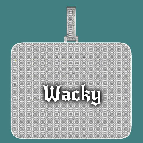 CUSTOM LETTER NECKLACE 3D BIG SQUARE
