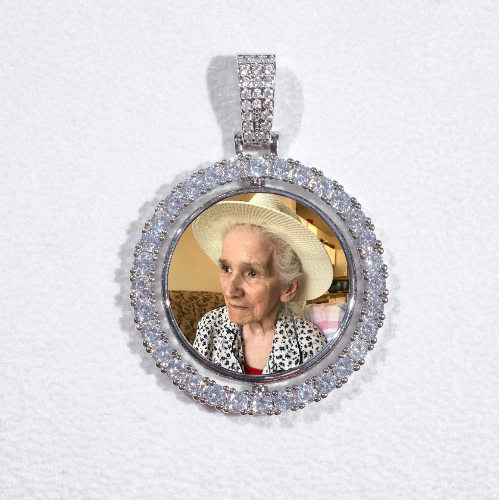 3D Spinning 2-Faced Custom Picture Pendant
