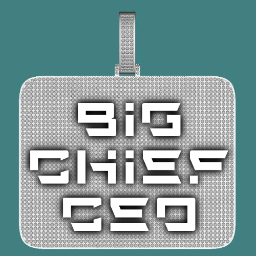 CUSTOM LETTER NECKLACE 3D BIG SQUARE