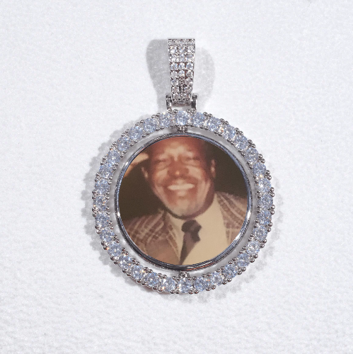 3D Spinning 2-Faced Custom Picture Pendant