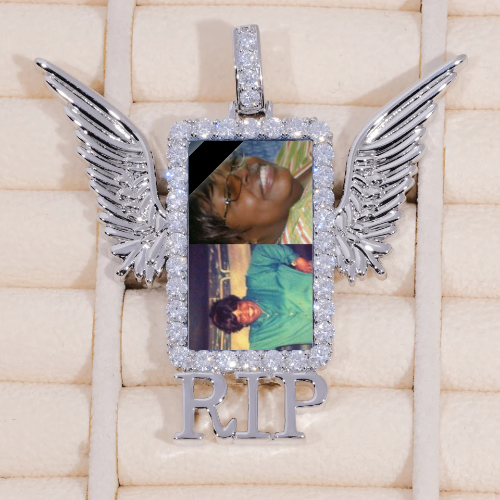RIP WING 3D CUSTOM PICTURE PENDANT