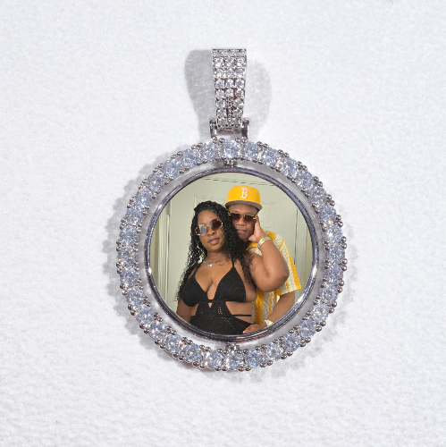 3D Spinning 2-Faced Custom Picture Pendant