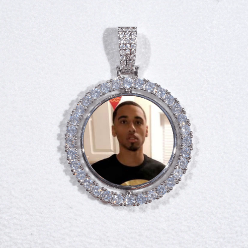 3D Spinning 2-Faced Custom Picture Pendant