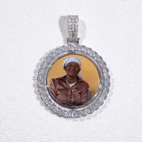 3D Spinning 2-Faced Custom Picture Pendant