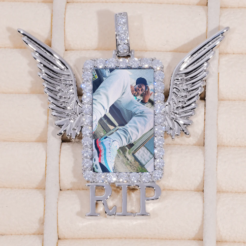RIP WING 3D CUSTOM PICTURE PENDANT