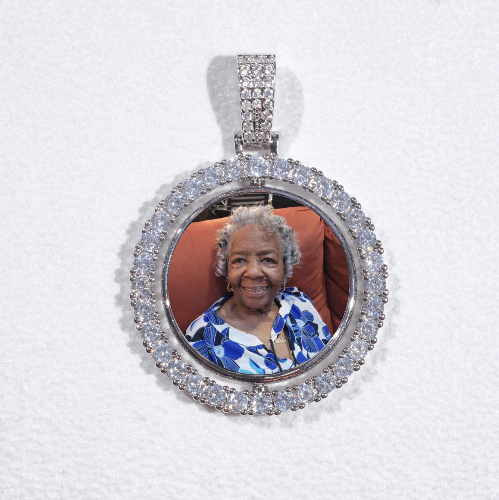3D Spinning 2-Faced Custom Picture Pendant