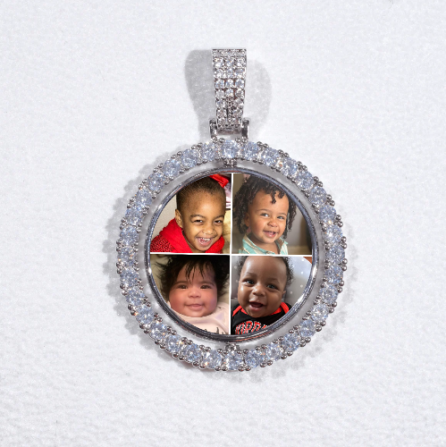 3D Spinning 2-Faced Custom Picture Pendant