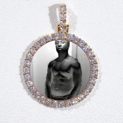3D CIRCLE CUSTOM PICTURE PENDANT SMALL SIZE