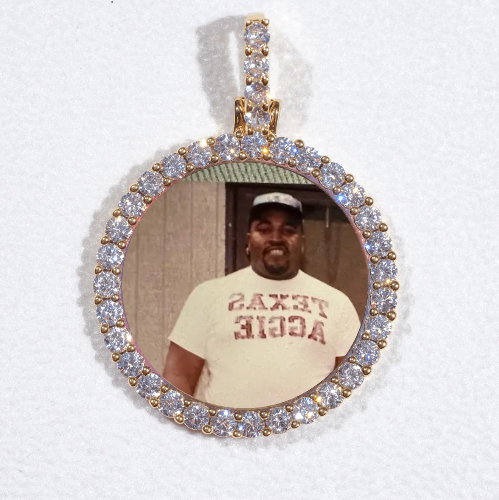 3D CIRCLE CUSTOM PICTURE PENDANT SMALL SIZE