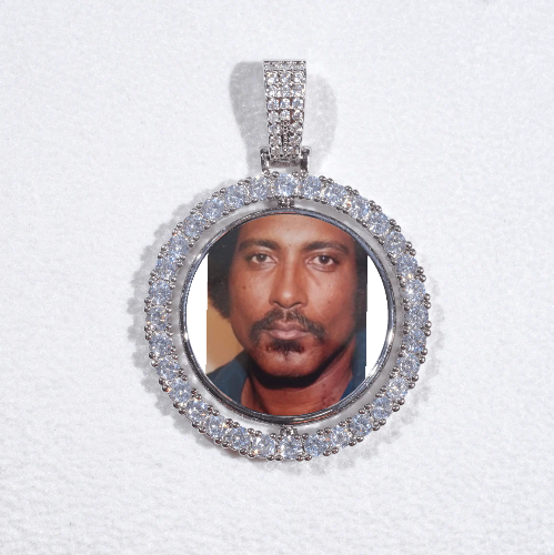 3D Spinning 2-Faced Custom Picture Pendant