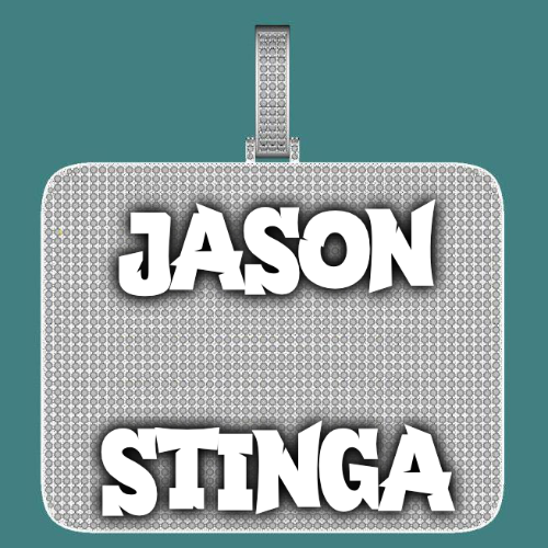 CUSTOM LETTER NECKLACE 3D BIG SQUARE
