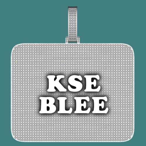 CUSTOM LETTER NECKLACE 3D BIG SQUARE