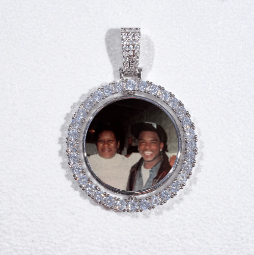 3D Spinning 2-Faced Custom Picture Pendant