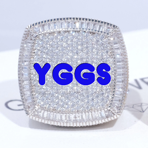 CUSTOM LETTER 3D ICED RING