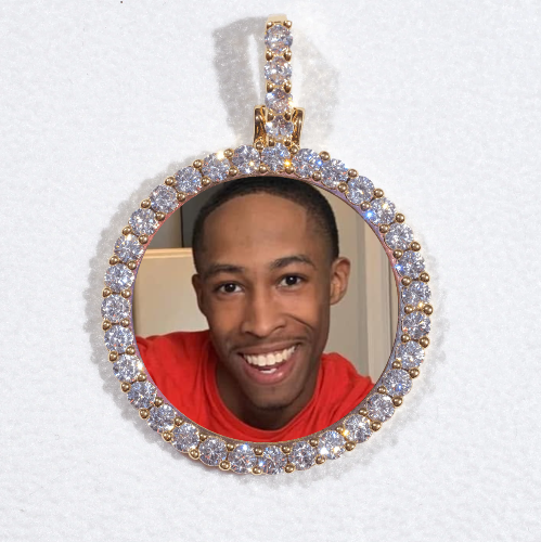 3D CIRCLE CUSTOM PICTURE PENDANT SMALL SIZE