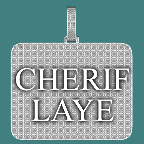 CUSTOM LETTER NECKLACE 3D BIG SQUARE