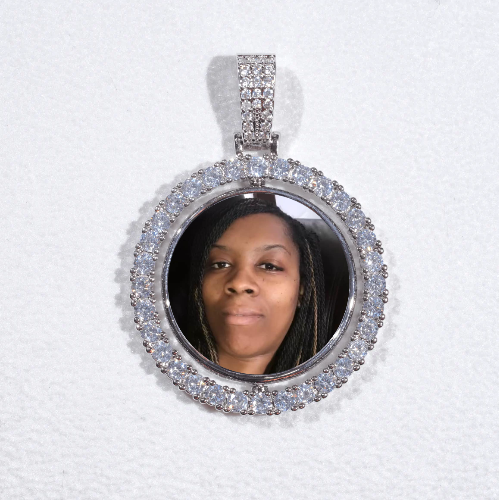 3D Spinning 2-Faced Custom Picture Pendant
