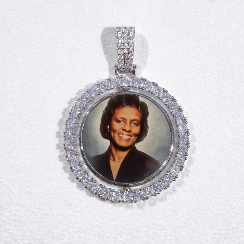 3D Spinning 2-Faced Custom Picture Pendant