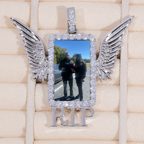 RIP WING 3D CUSTOM PICTURE PENDANT